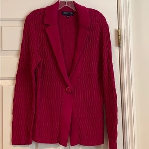 Jones New York Large Fuchsia Cardigan